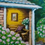 Дом и сад - Cozy and well lit summer cottage oil