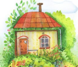 Дом и сад - Cozy cottage surrounded by nature wate