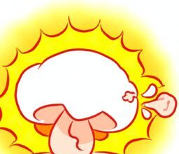 Тайны и загадки - Mushroom cloud obscuring the sun anime
