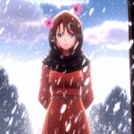 Красота и стиль - Person standing in snowstorm wearing