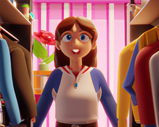 Красота и стиль - Woman standing in front of closet su