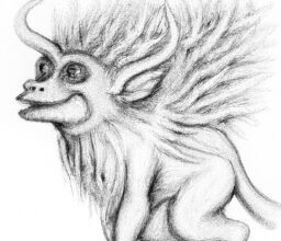 Тайны и загадки - An illustration of folkloric creature
