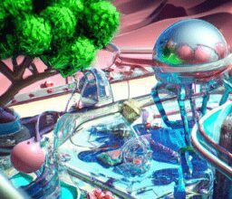 Технологии - Nanotech toy futuristic wonderland car