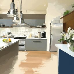 Дом и сад - Cozy kitchen with modern design digita