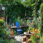 Дом и сад - Colorful garden with cozy atmosphere por