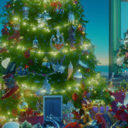 Дом и сад - Beautifully decorated christmas tree