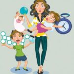 Красота и стиль - Busy mom juggling work and kids while