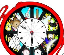 Тайны и загадки - Clock with various cultural symbols an