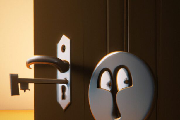 Досуг - Closed door with keyhole hd cartoon