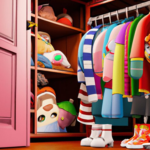 Красота и стиль - Closet filled with colorful clothes cr