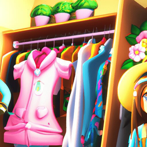 Красота и стиль - Closet filled with colorful spring clo