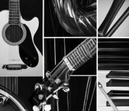 Досуг - Collage of various musical instruments