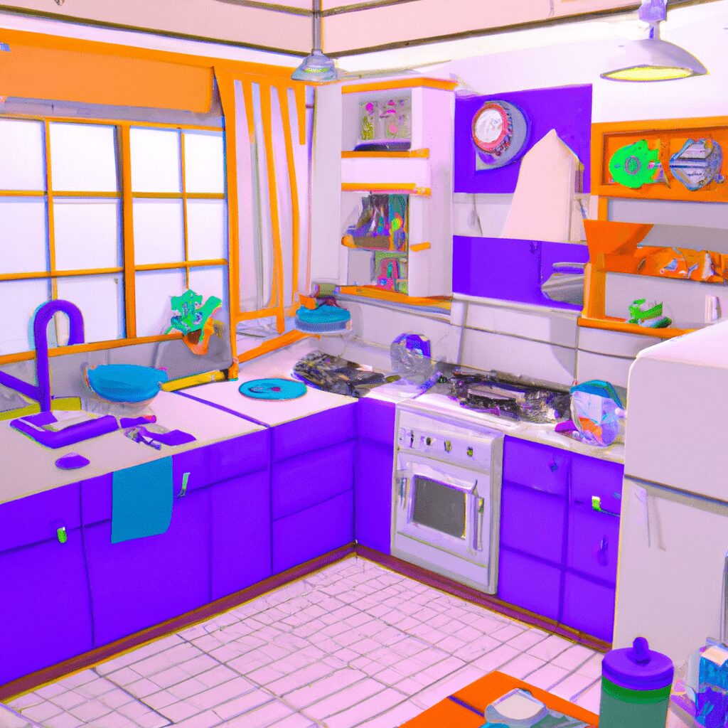 Дом и сад - Colorful and organized kitchen space