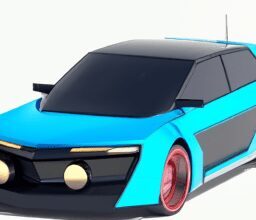 Технологии - Futuristic lada car concept anime u