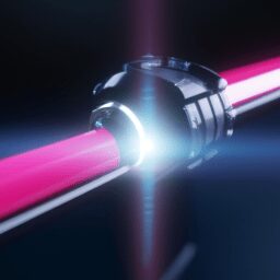 Технологии - Futuristic laser beam connecting devic