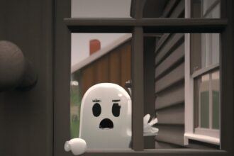 Тайны и загадки - Ghost being banished from home cartoon