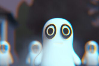 Тайны и загадки - Ghostly apparition emerging from legen