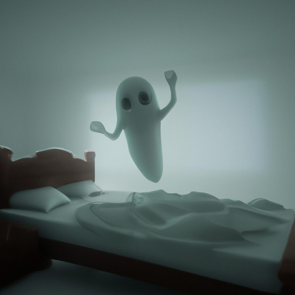 Тайны и загадки - Ghostly figure hovering over persons
