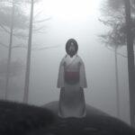 Тайны и загадки - Ghostly figure in traditional japanese