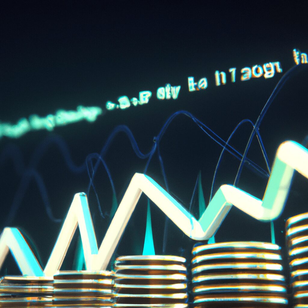 Технологии - Graph showing cryptocurrency investmen