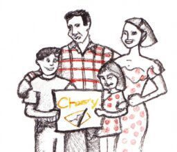 Бизнес и финансы - Happy family holding check pencil dr