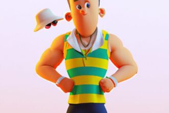 Красота и стиль - Man in stylish summer attire create