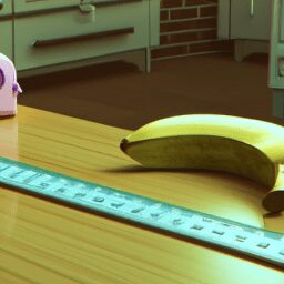 Досуг - Measuring tape next to banana anime