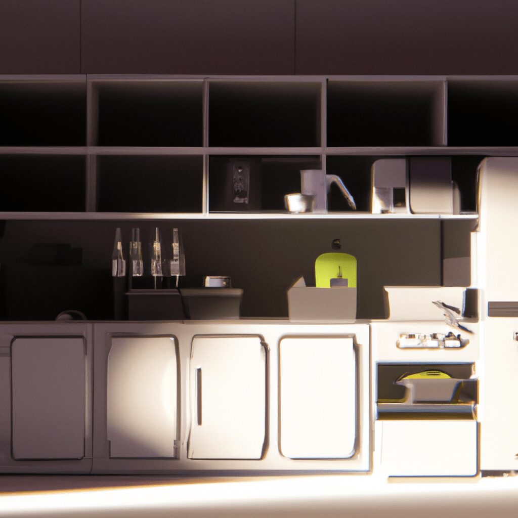 Дом и сад - Minimalist kitchen with clever storage