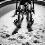 Красота и стиль - Person relaxing in salt bath black