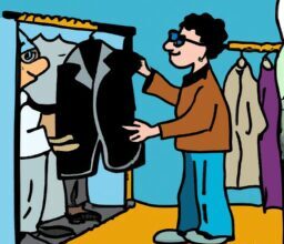 Досуг - Person selecting clothes in tailor