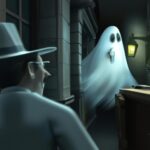 Тайны и загадки - Scientist observing ghostly apparition