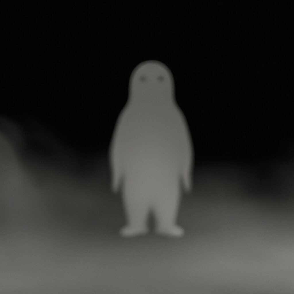 Тайны и загадки - Shadowy figure lurking in mist cartoon