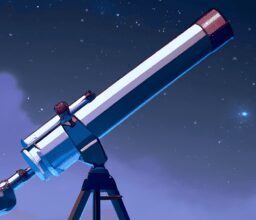 Технологии - Telescope pointed towards the stars an