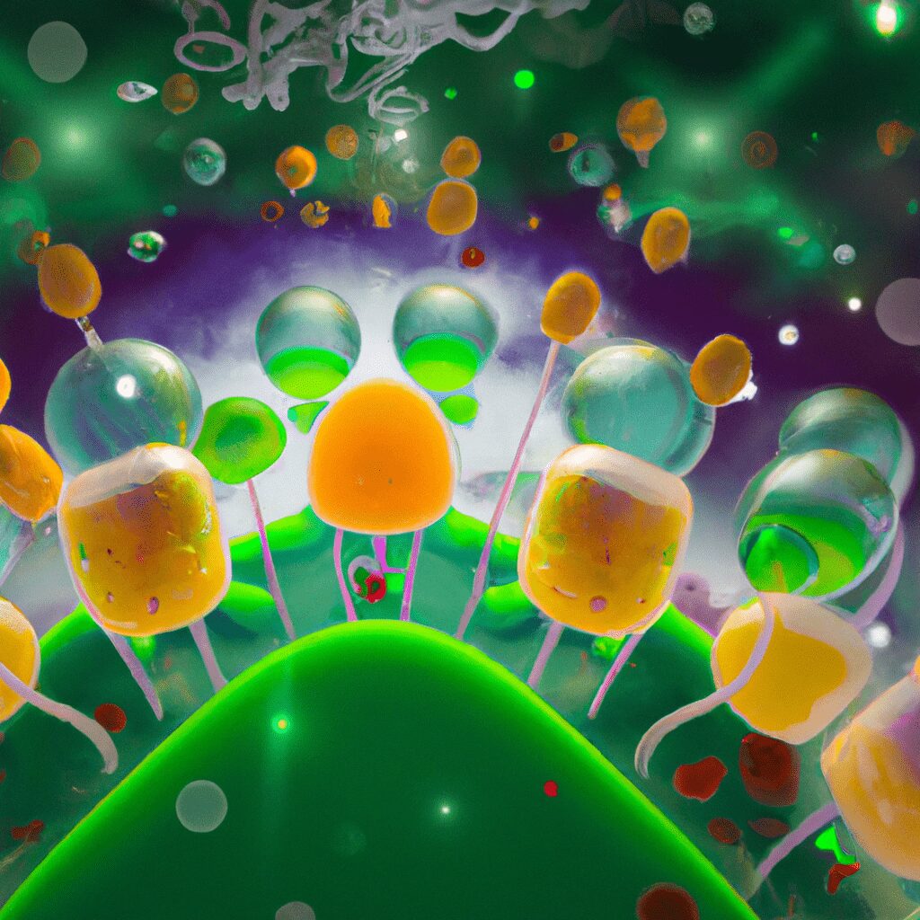 Разум и тело - Vibrant illustration of immune cells