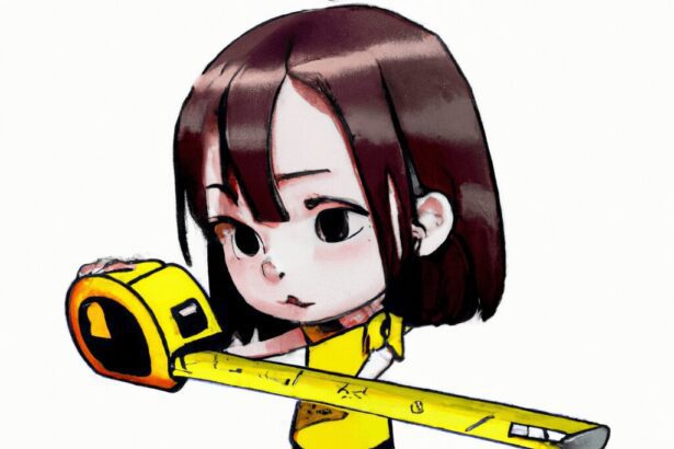 Красота и стиль - Woman holding measuring tape cartoon