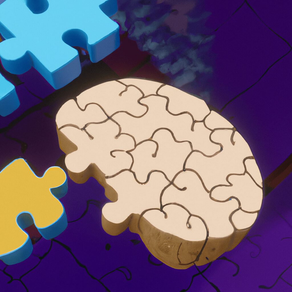 Антропогенез: эволюция человека - Brain with puzzle pieces fitting togethe