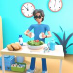 Дом и сад - Busy person making healthy meal quickly