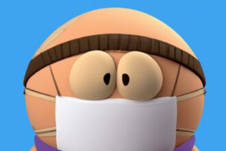 Киномания и Аниманьяки - Cartoon character with bandaged nose car
