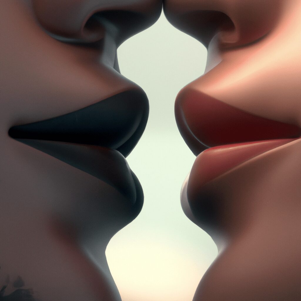 Досуг - Close up of couples lips hd cartoon