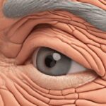 Красота и стиль - Close up of delicate eye skin aging comp