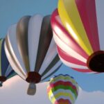 Досуг - Colorful hot air balloons soaring high