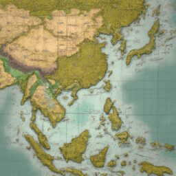 Технологии - Computer generated world map with detail