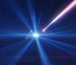 Технологии - Femtosecond laser creating particles in