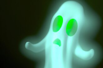 Тайны и загадки - Ghostly apparition in hazy mind cartoo