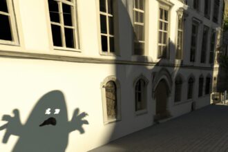 Тайны и загадки - Ghostly shadows emerging from historic