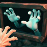 Тайны и загадки - Hands reaching through distorted media