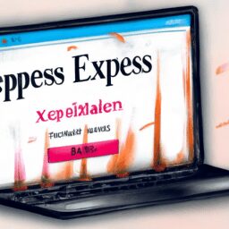 Бизнес и финансы - Laptop with aliexpress website open digi