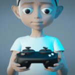 Технологии - Person holding game controller brainwa