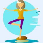 Красота и стиль - Person in yoga pose finding balance cart