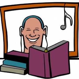 Бизнес и финансы - Person listening to an audiobook online